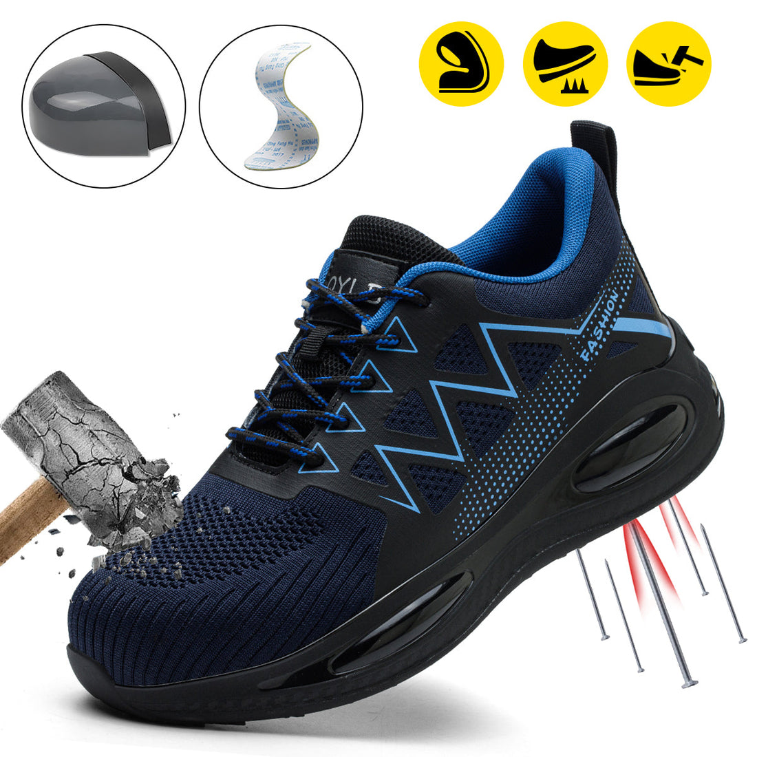 Men's Steel Toe Safety Work Boots