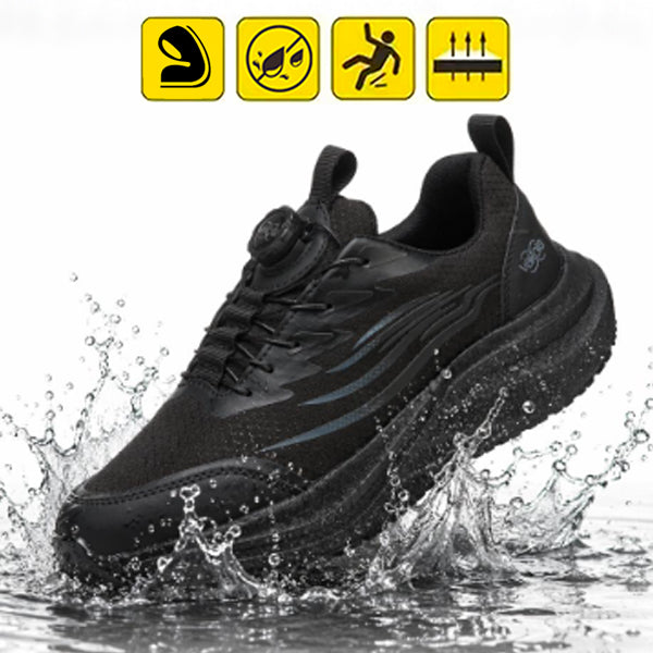 Men's Closed-Toe Casual Trainers - Splash-Resistant, Non-Slip, Comfortable Footwear for Everyday Outings, Trainer