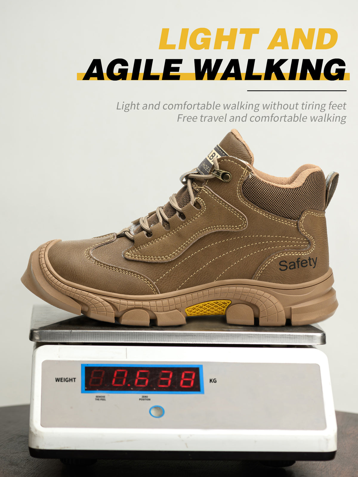 Men's Steel Toe Kevlar Work Shoes