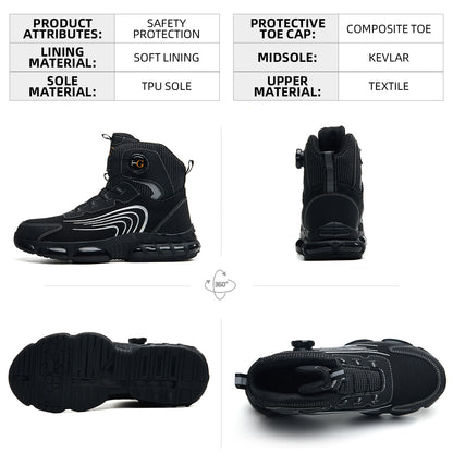 Men's Mid-Top Composite Toe Shoes