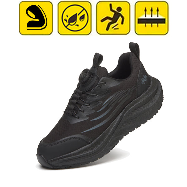 Men's Closed-Toe Casual Trainers - Splash-Resistant, Non-Slip, Comfortable Footwear for Everyday Outings, Trainer