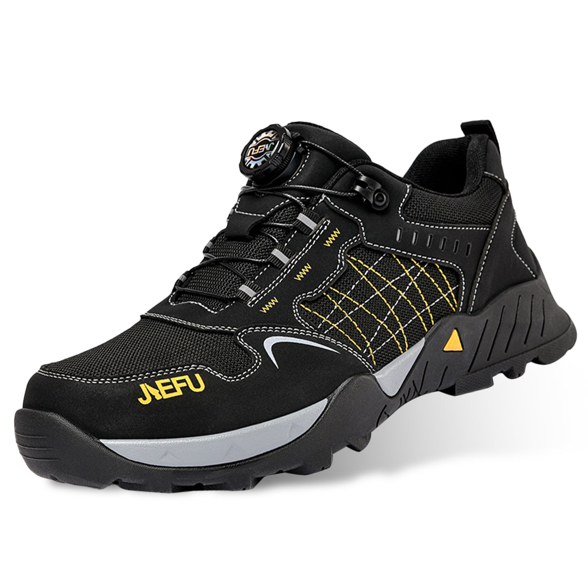 Men's Safety Work Shoes – Composite Toe, Anti-Slip & Puncture-Resistant, Lightweight Sports Style for Construction, Factory, Warehouse & Outdoor Workers