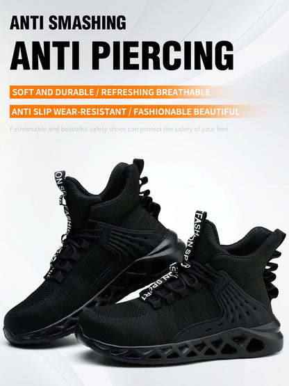 Steel Toe Work Boots – Rubber Non-Slip