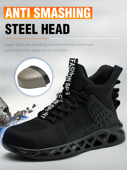 Steel Toe Work Boots – Rubber Non-Slip