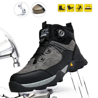 Men's Mid-Top Casual Safety Sneakers