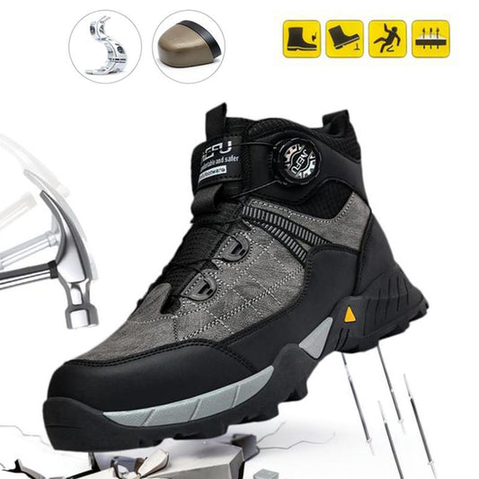 Men's Mid-Top Casual Safety Sneakers