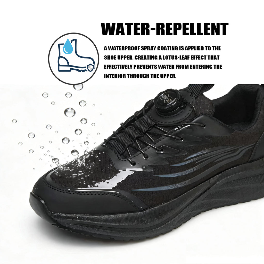 Men's Closed-Toe Casual Trainers - Splash-Resistant, Non-Slip, Comfortable Footwear for Everyday Outings, Trainer
