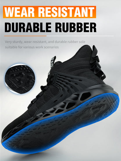 Steel Toe Work Boots – Rubber Non-Slip