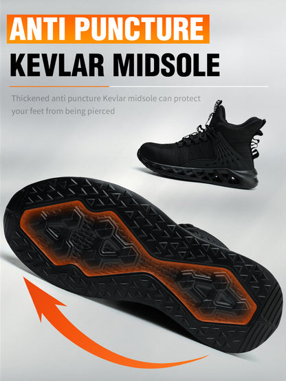 Steel Toe Work Boots – Rubber Non-Slip