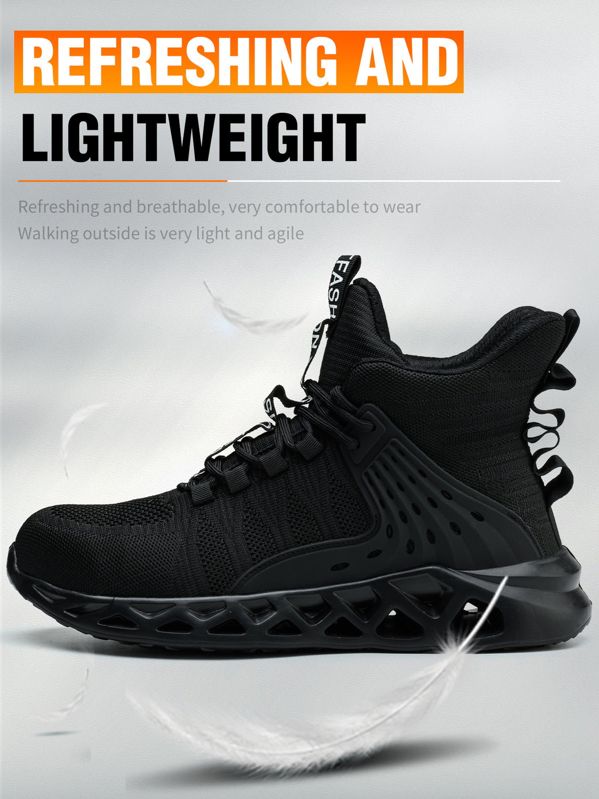 Steel Toe Work Boots – Rubber Non-Slip