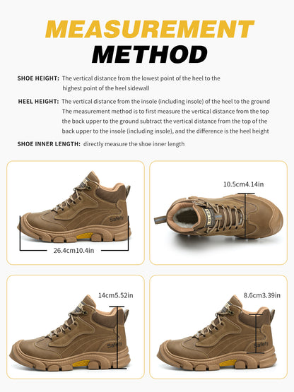 Men's Steel Toe Kevlar Work Shoes