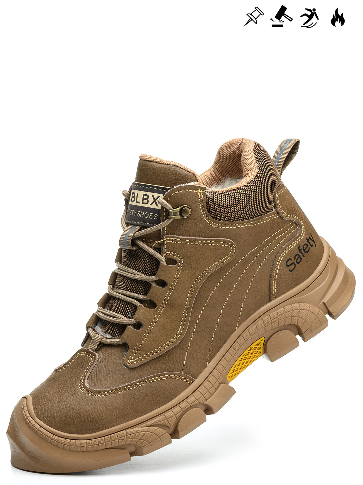 Men's Steel Toe Kevlar Work Shoes