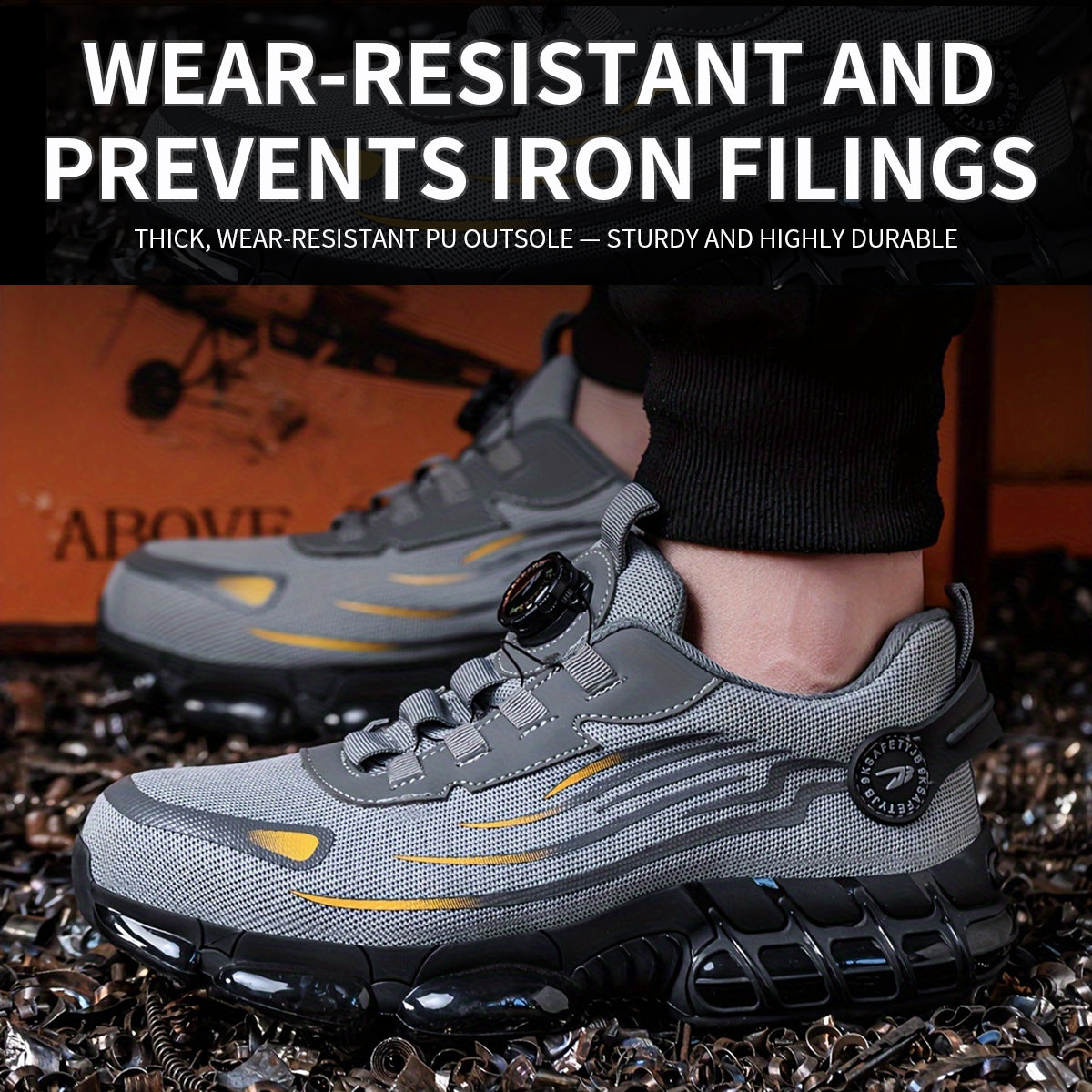 Men's Casual Lace Up Low Top Sneakers, Lightweight Breathable Comfortable Non-slip Sneakers, Fashionable Anti-smash Sports Shoes for Daily Wear