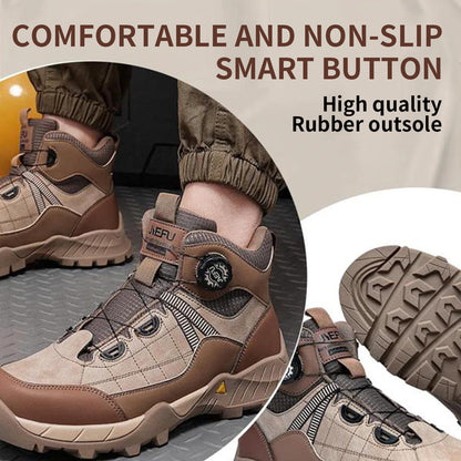 Men's Mid-Top Casual Safety Sneakers