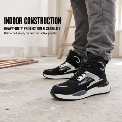 Unisex Slip-On Steel Toe Work Shoes